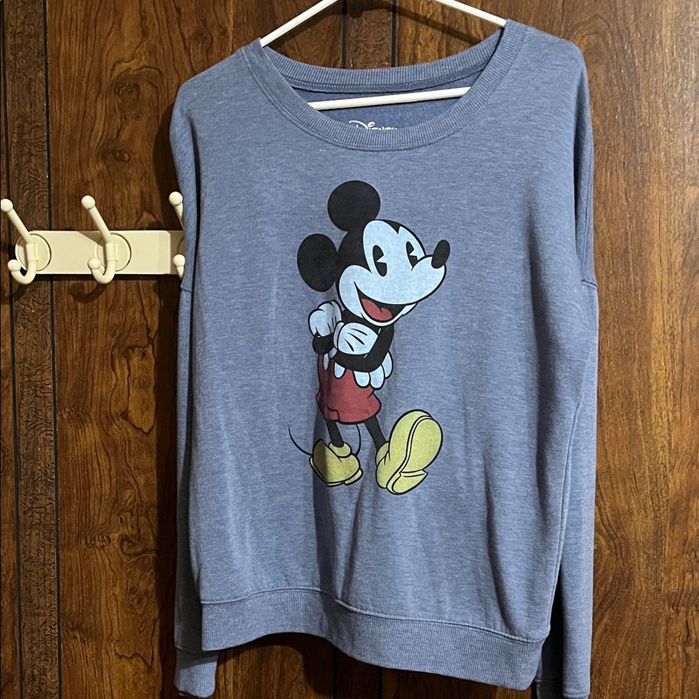 Disney Heather Gray Sweatshirt